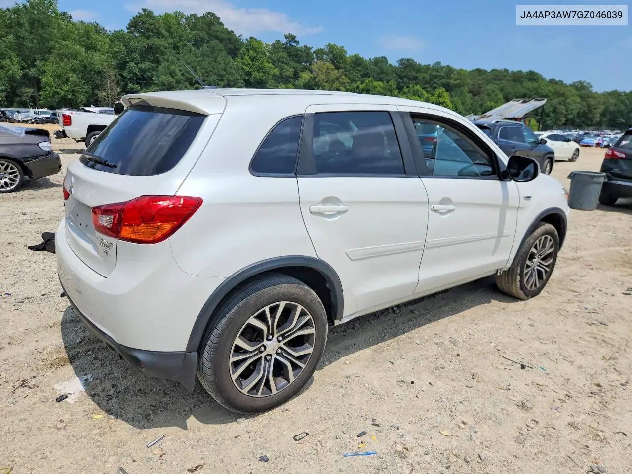 2016 Mitsubishi Outlander Sport Es VIN: JA4AP3AW7GZ046039 Lot: 61779226