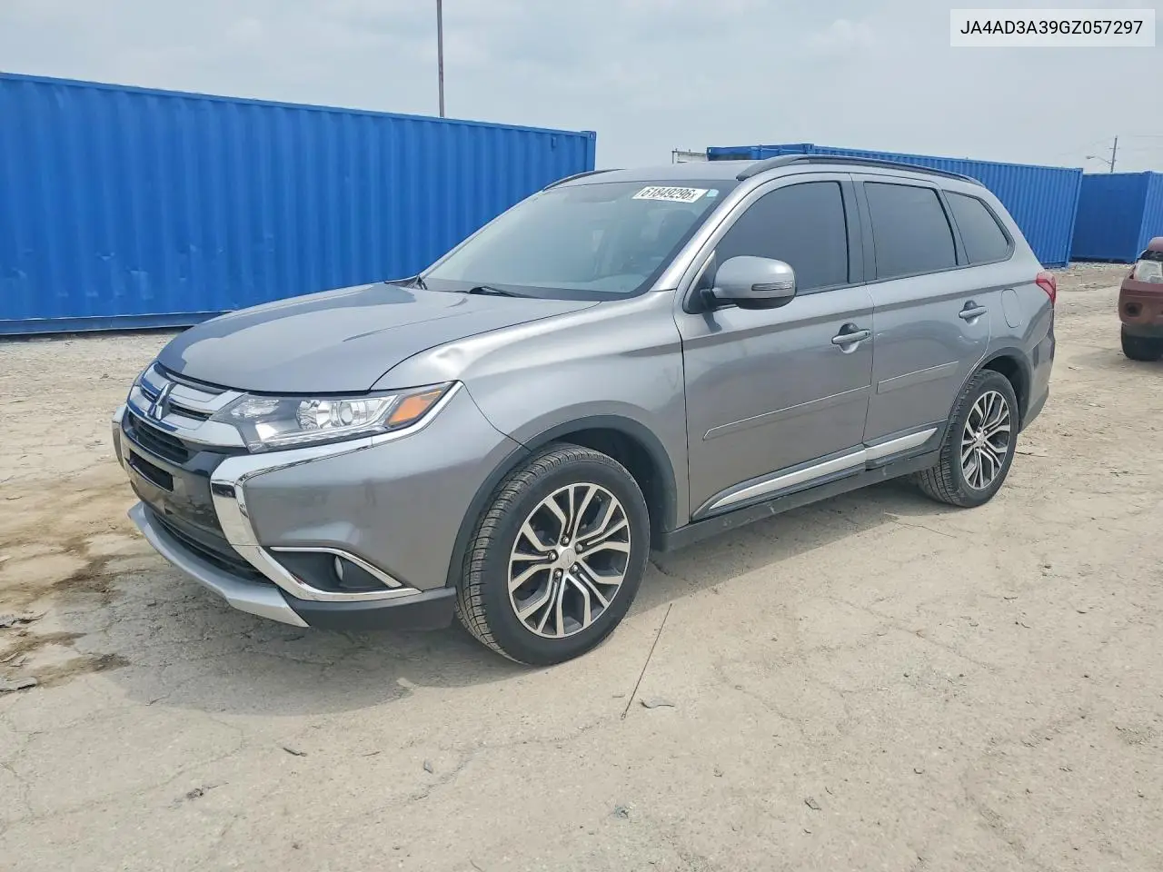 2016 Mitsubishi Outlander Se VIN: JA4AD3A39GZ057297 Lot: 61849296