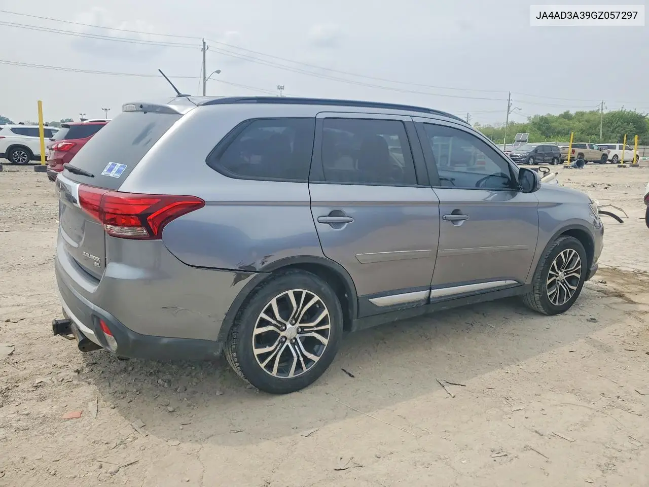2016 Mitsubishi Outlander Se VIN: JA4AD3A39GZ057297 Lot: 61849296