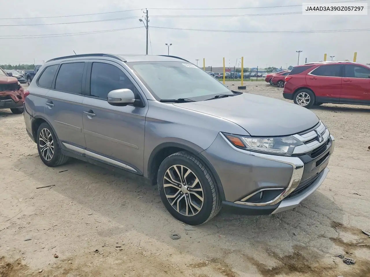 2016 Mitsubishi Outlander Se VIN: JA4AD3A39GZ057297 Lot: 61849296