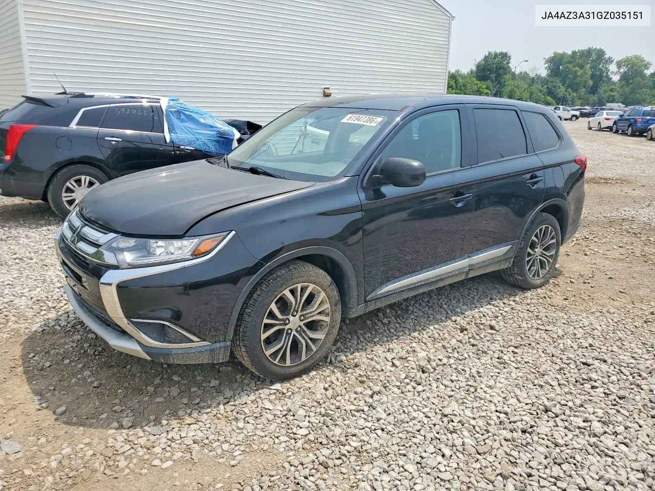 2016 Mitsubishi Outlander Se VIN: JA4AZ3A31GZ035151 Lot: 61947386