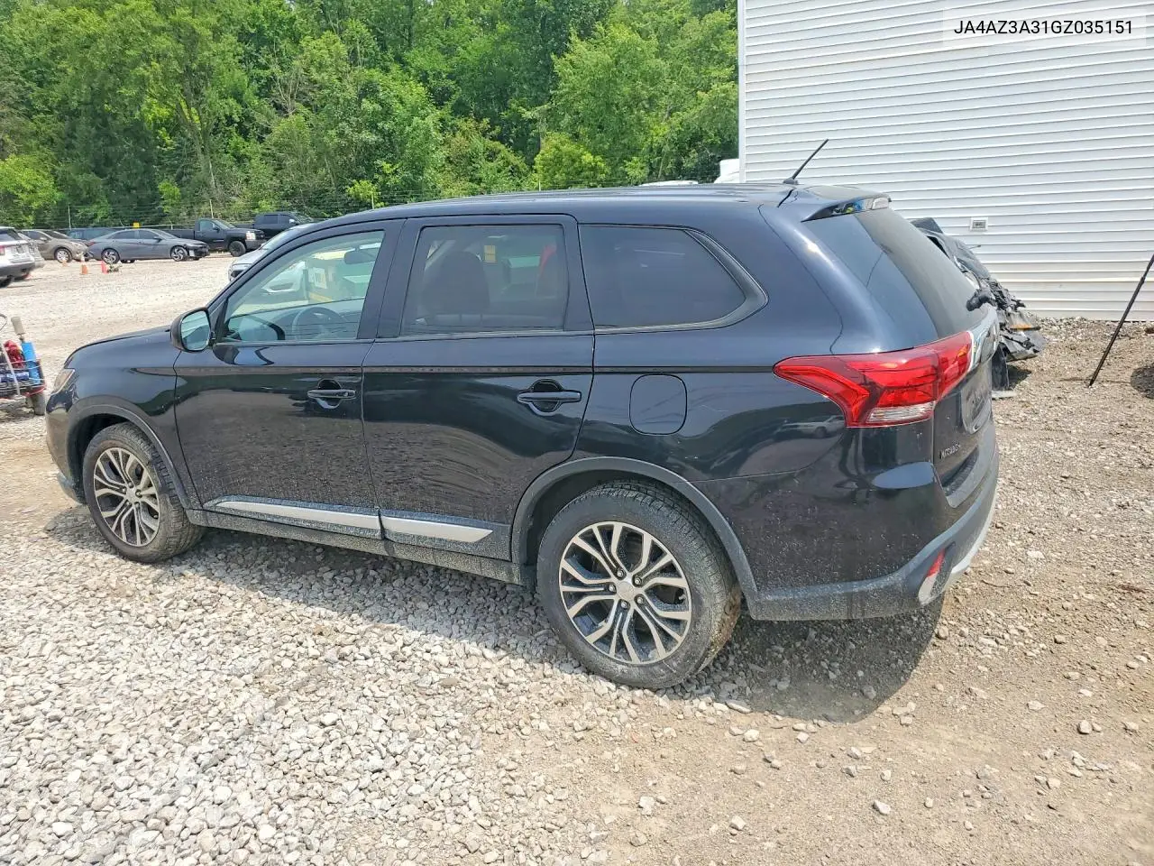 2016 Mitsubishi Outlander Se VIN: JA4AZ3A31GZ035151 Lot: 61947386