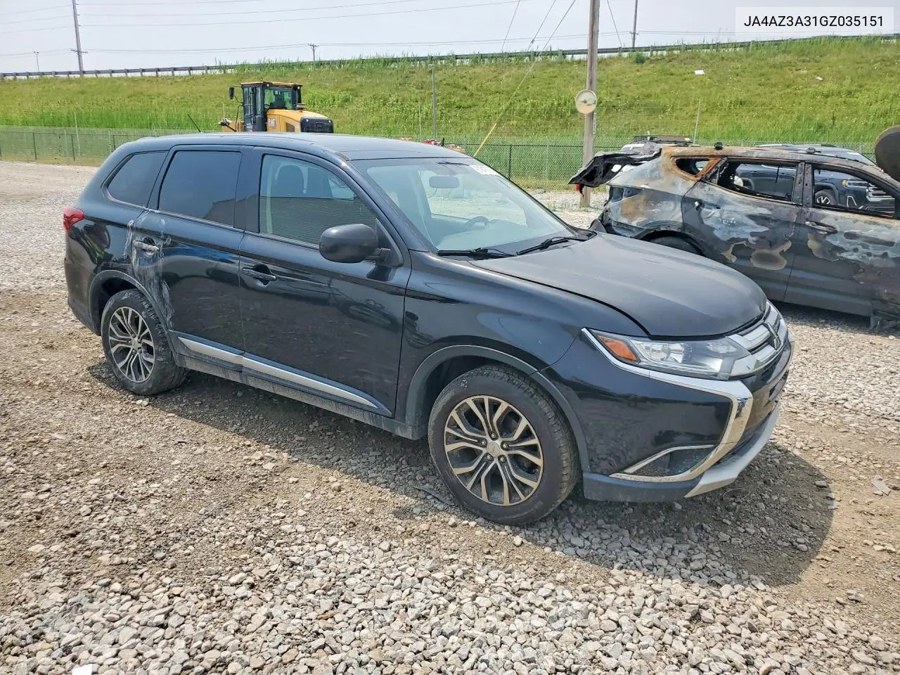 2016 Mitsubishi Outlander Se VIN: JA4AZ3A31GZ035151 Lot: 61947386