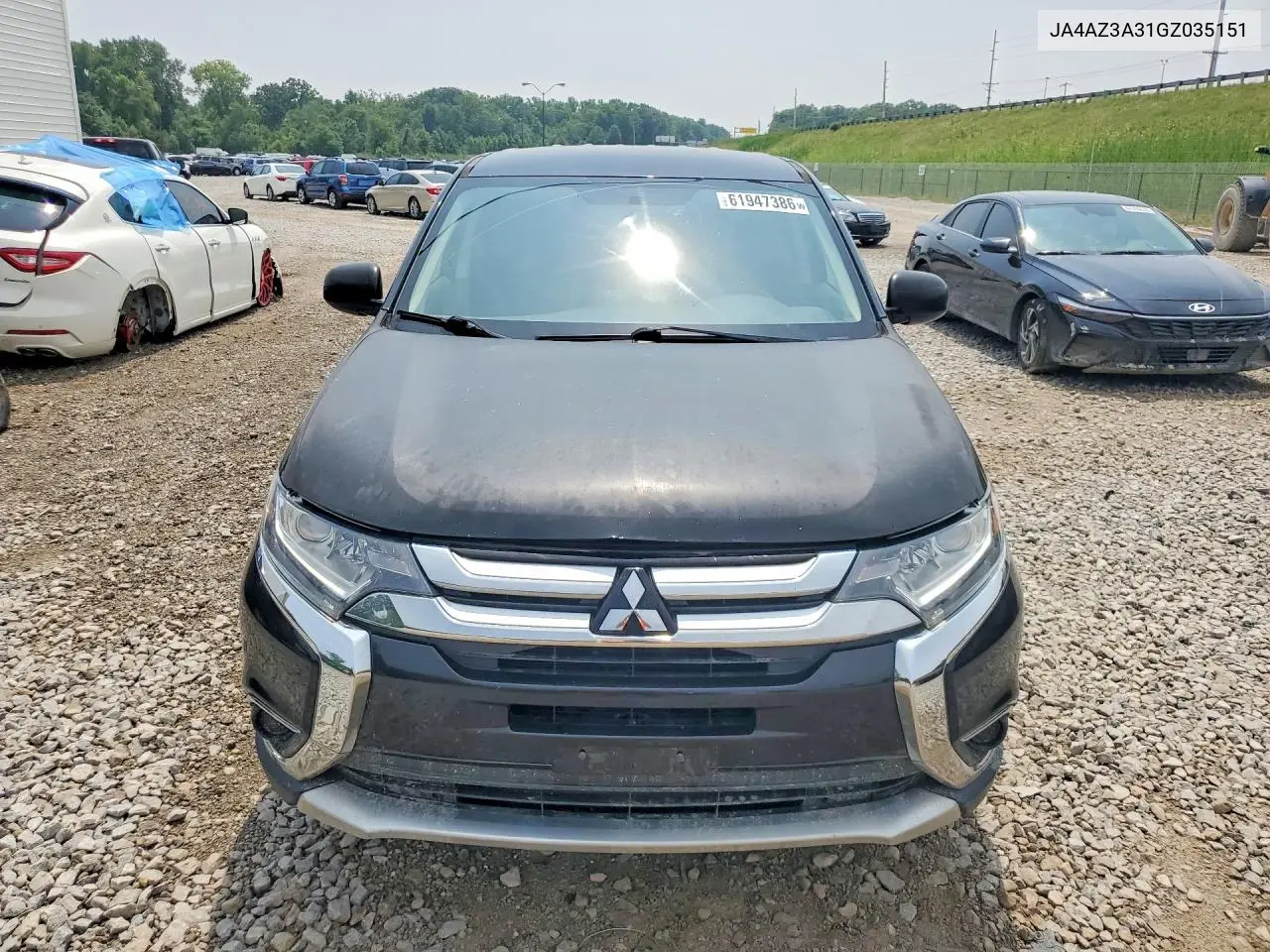 2016 Mitsubishi Outlander Se VIN: JA4AZ3A31GZ035151 Lot: 61947386