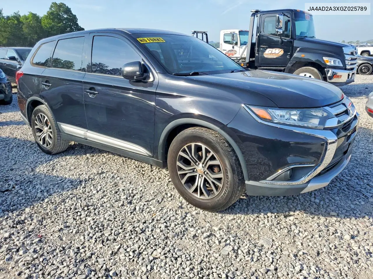 2016 Mitsubishi Outlander Es VIN: JA4AD2A3XGZ025789 Lot: 85612615