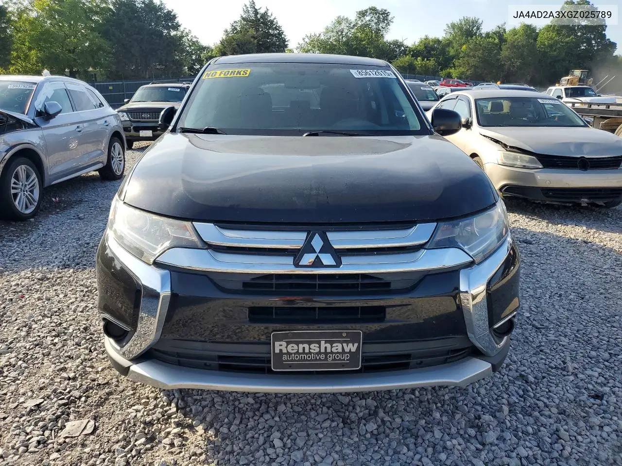 2016 Mitsubishi Outlander Es VIN: JA4AD2A3XGZ025789 Lot: 85612615