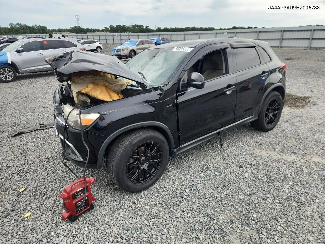 2017 Mitsubishi Outlander Sport Es VIN: JA4AP3AU9HZ006738 Lot: 56395356