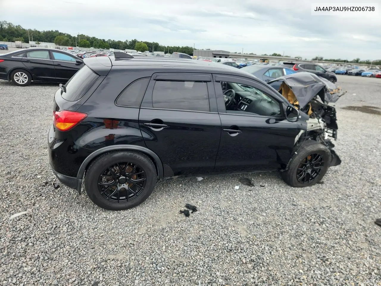 2017 Mitsubishi Outlander Sport Es VIN: JA4AP3AU9HZ006738 Lot: 56395356
