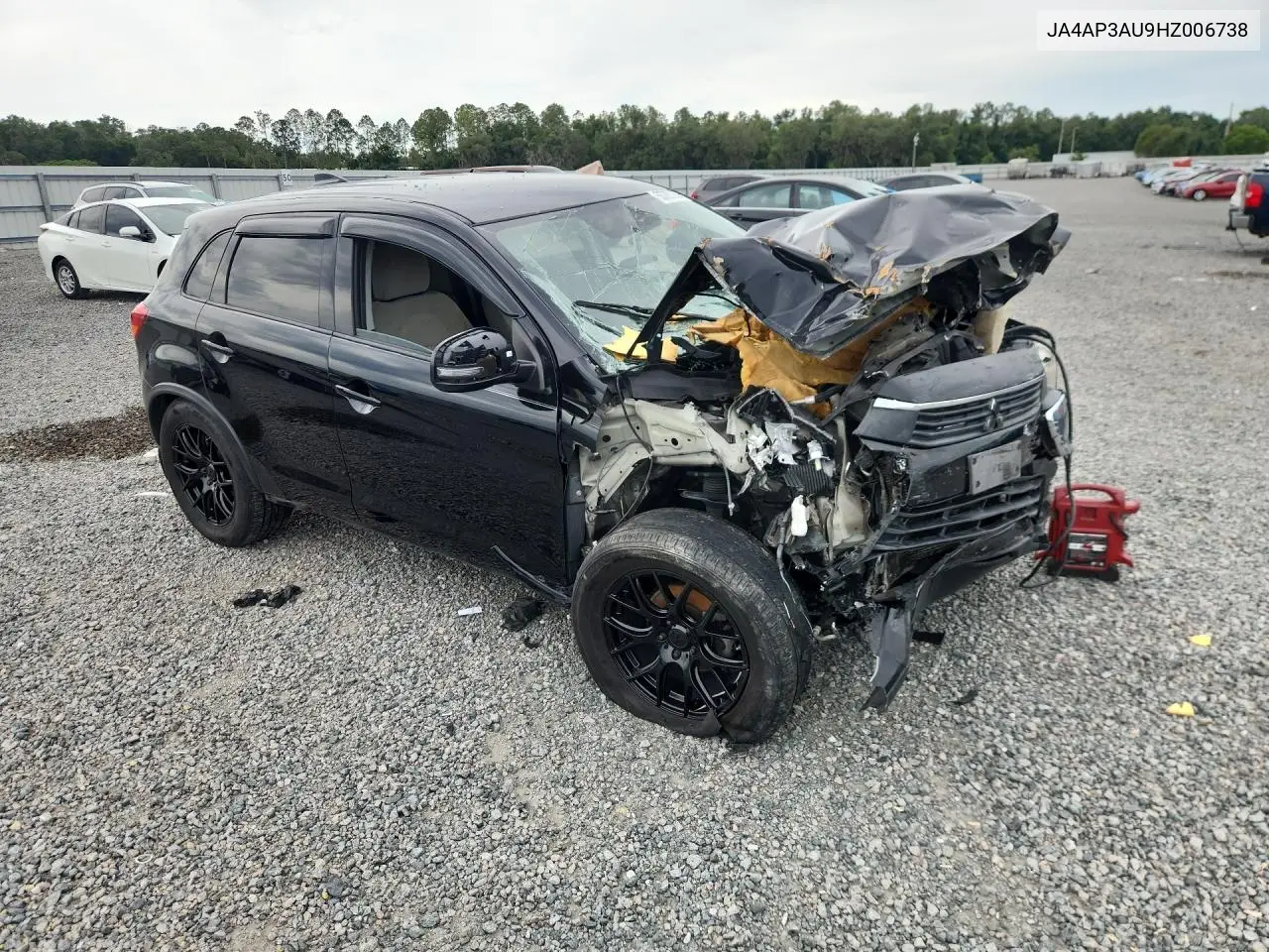 2017 Mitsubishi Outlander Sport Es VIN: JA4AP3AU9HZ006738 Lot: 56395356
