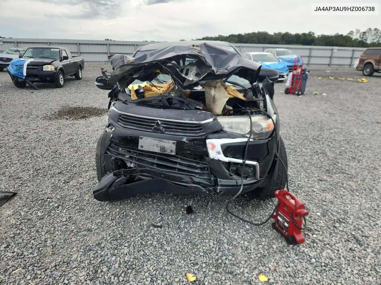 2017 Mitsubishi Outlander Sport Es VIN: JA4AP3AU9HZ006738 Lot: 56395356