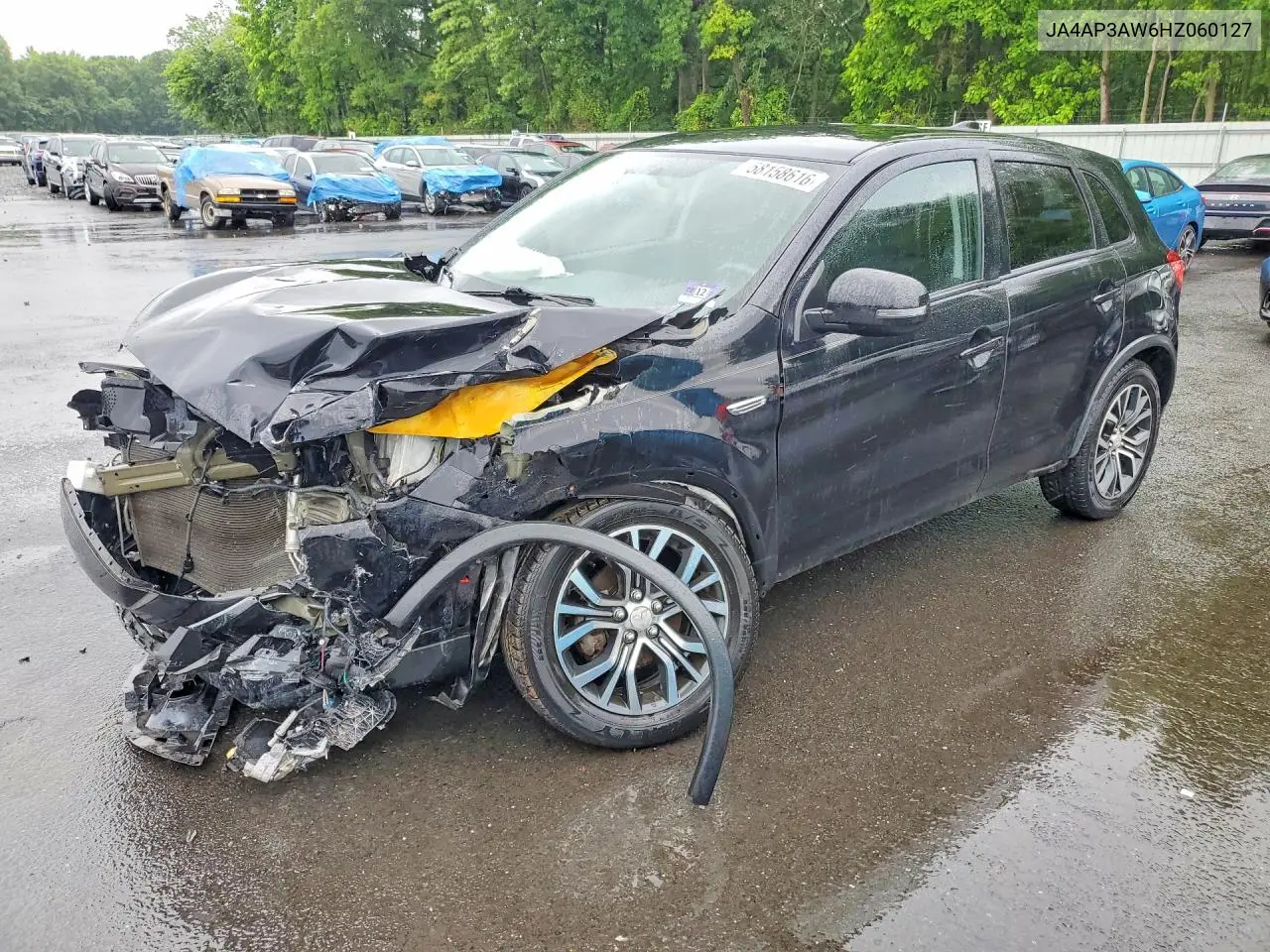 2017 Mitsubishi Outlander Sport Es VIN: JA4AP3AW6HZ060127 Lot: 58158616