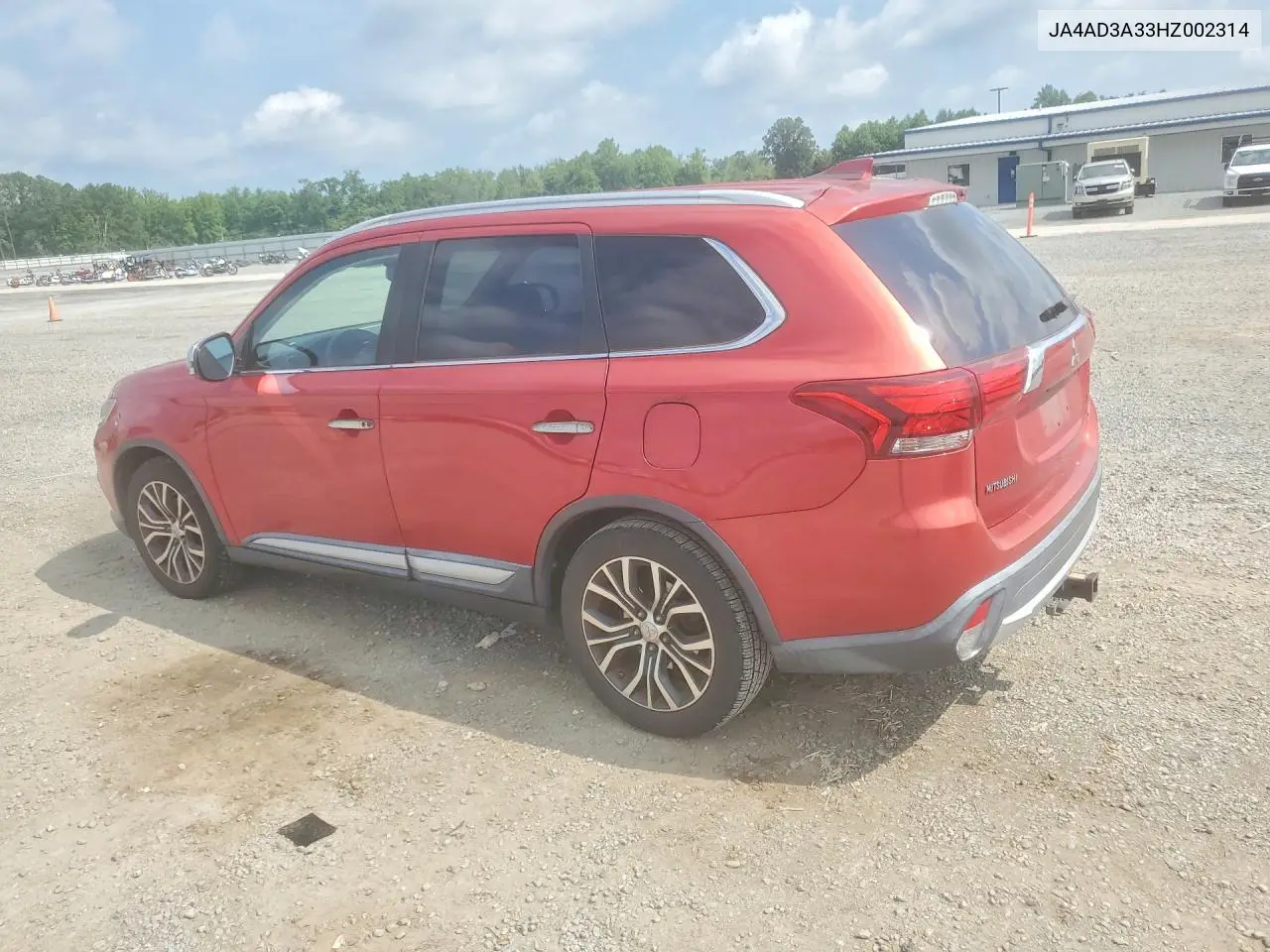 2017 Mitsubishi Outlander Se VIN: JA4AD3A33HZ002314 Lot: 58191886
