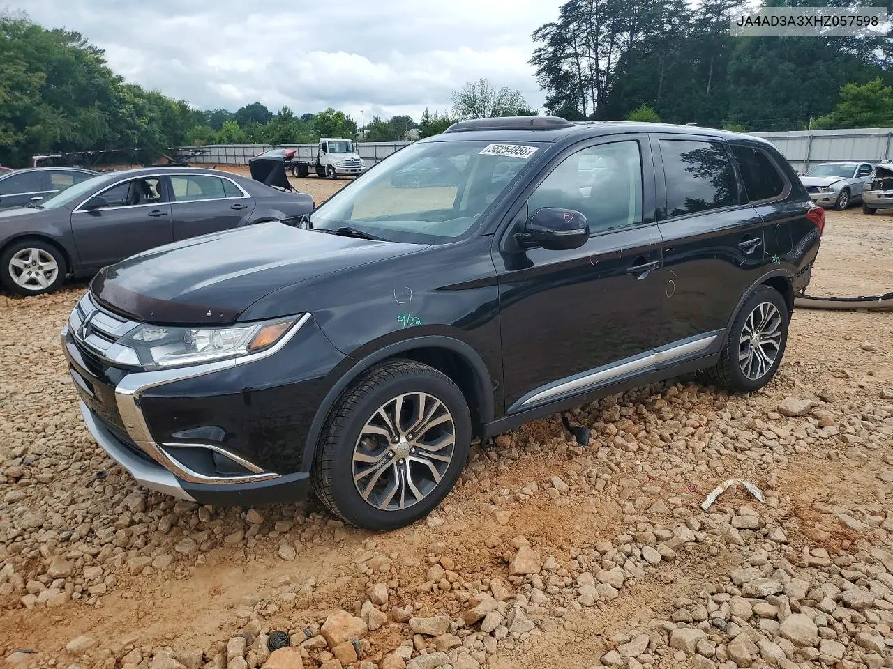 2017 Mitsubishi Outlander Se VIN: JA4AD3A3XHZ057598 Lot: 58254856