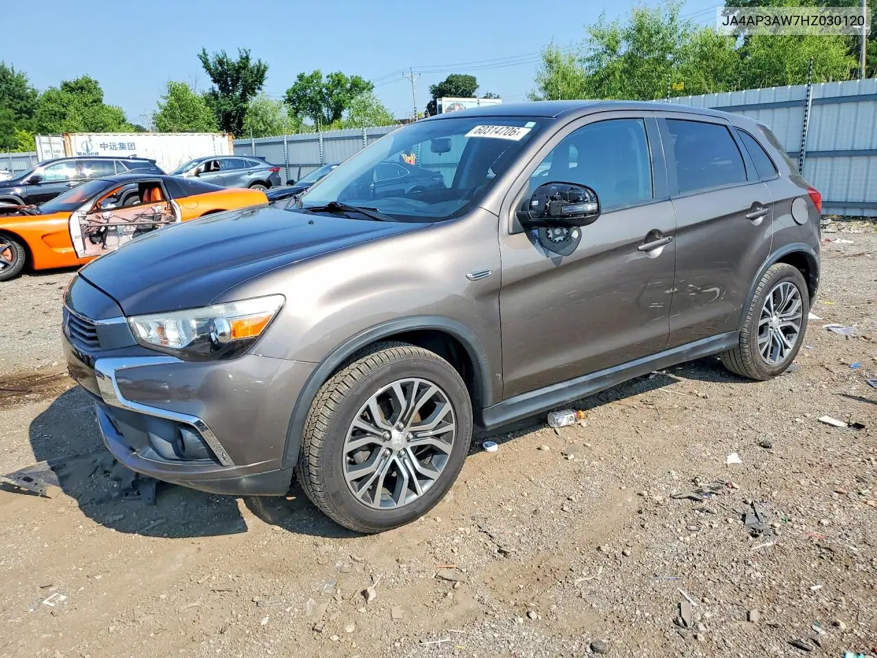 2017 Mitsubishi Outlander Sport VIN: JA4AP3AW7HZ030120 Lot: 60314706