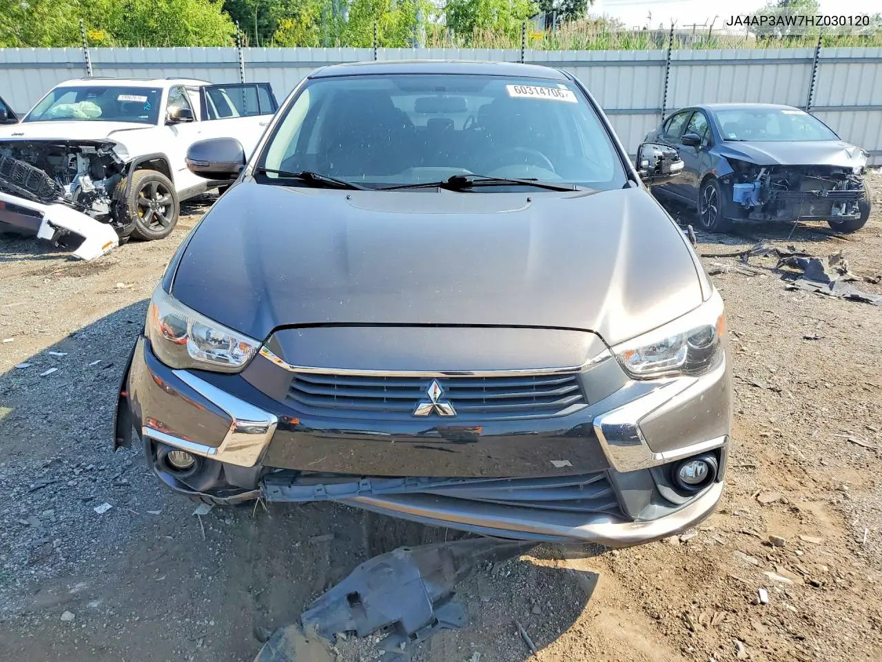 2017 Mitsubishi Outlander Sport VIN: JA4AP3AW7HZ030120 Lot: 60314706