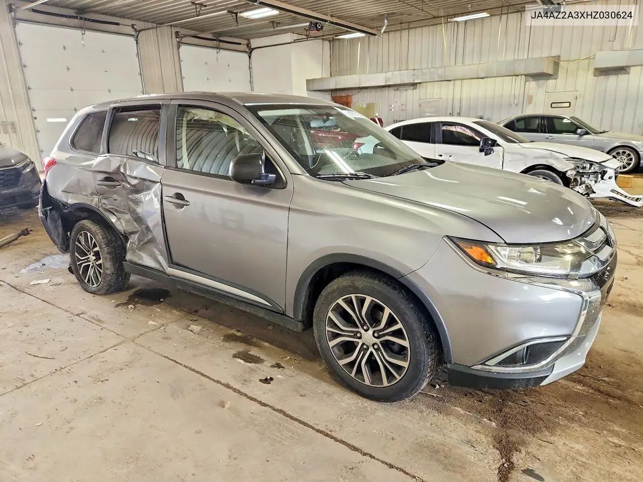 2017 Mitsubishi Outlander Es VIN: JA4AZ2A3XHZ030624 Lot: 60979716