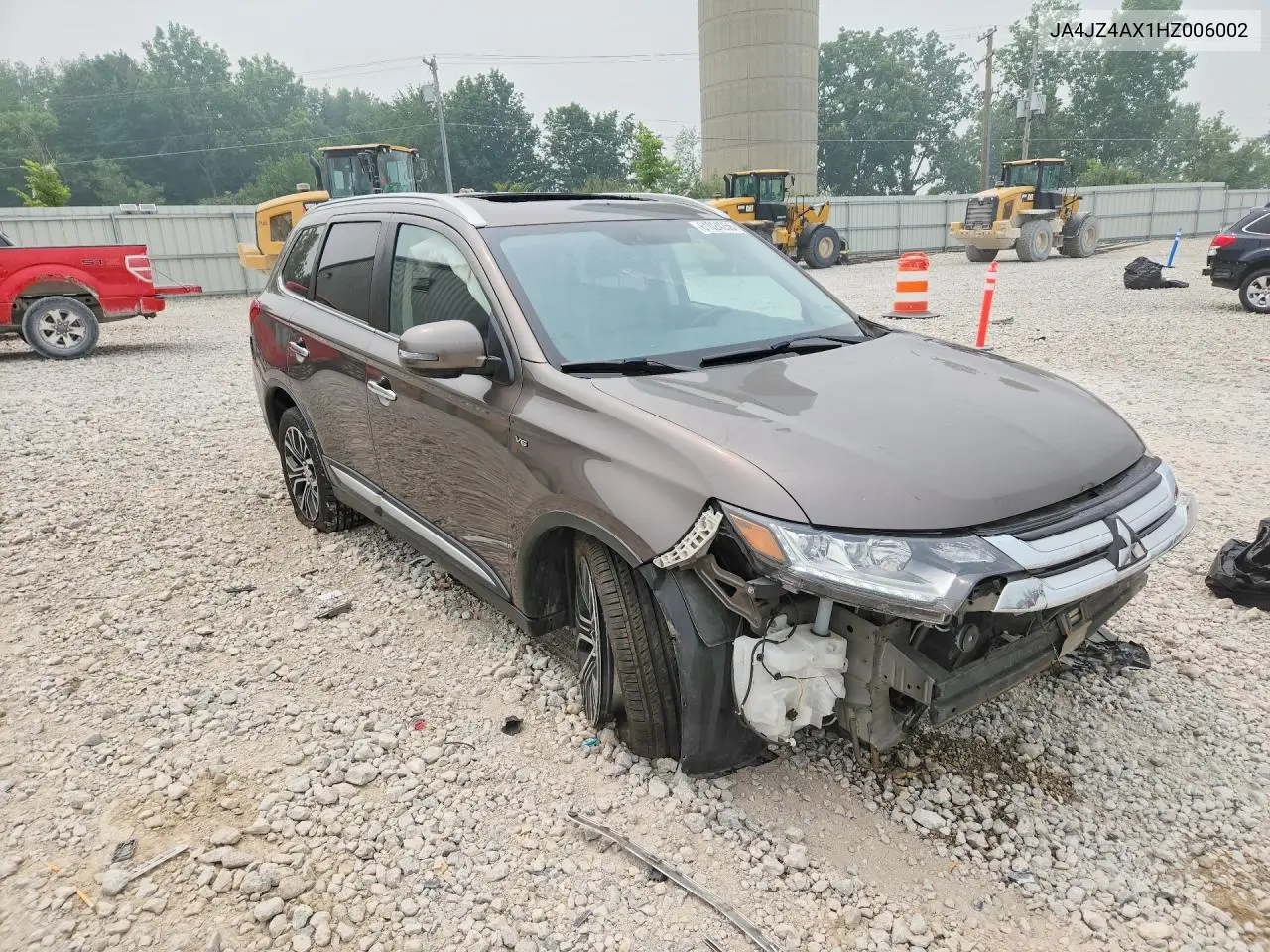 2017 Mitsubishi Outlander Gt VIN: JA4JZ4AX1HZ006002 Lot: 61024256