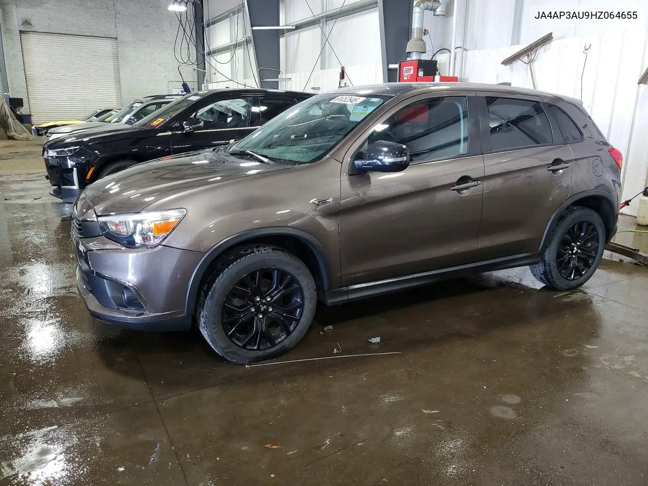 2017 Mitsubishi Outlander Sport Es VIN: JA4AP3AU9HZ064655 Lot: 61052846