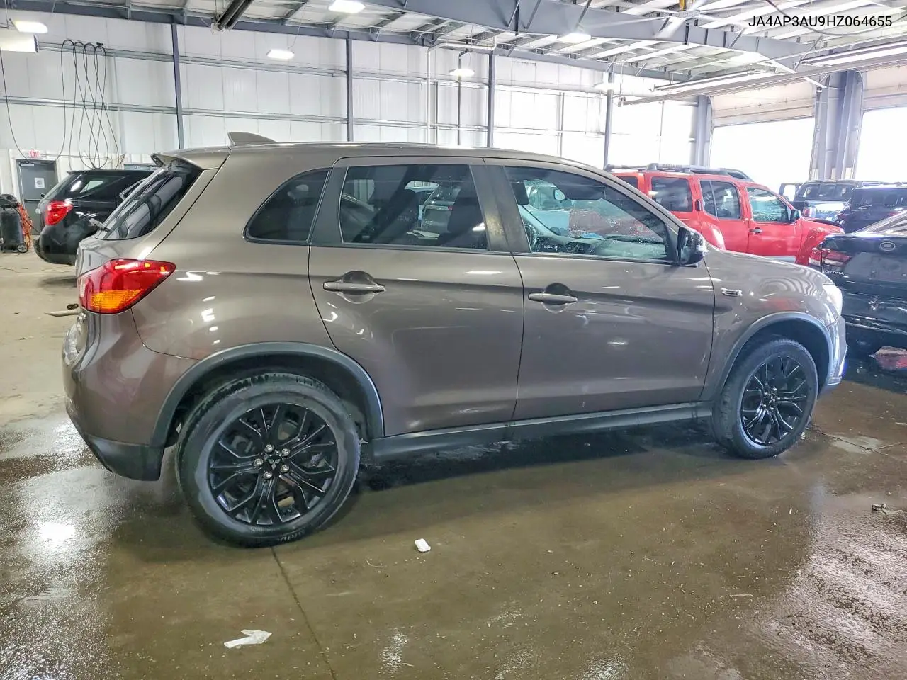 2017 Mitsubishi Outlander Sport Es VIN: JA4AP3AU9HZ064655 Lot: 61052846