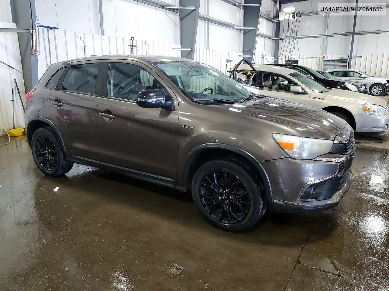 2017 Mitsubishi Outlander Sport Es VIN: JA4AP3AU9HZ064655 Lot: 61052846