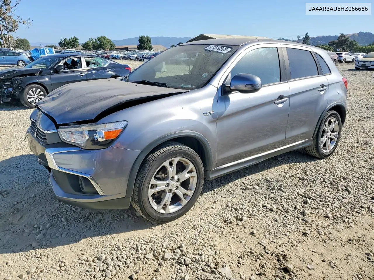 2017 Mitsubishi Outlander Sport Es VIN: JA4AR3AU5HZ066686 Lot: 61370826