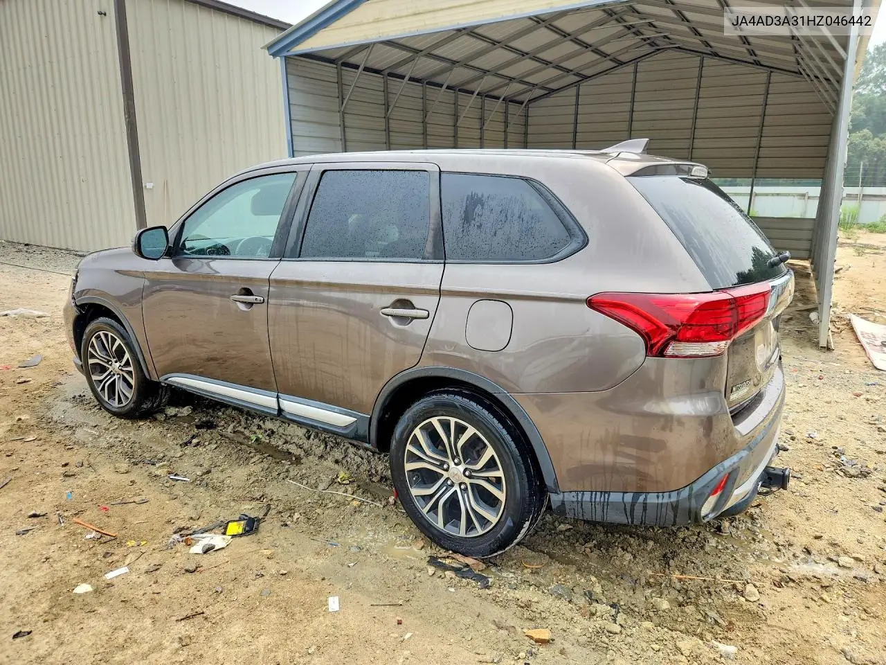 2017 Mitsubishi Outlander Se VIN: JA4AD3A31HZ046442 Lot: 61384476