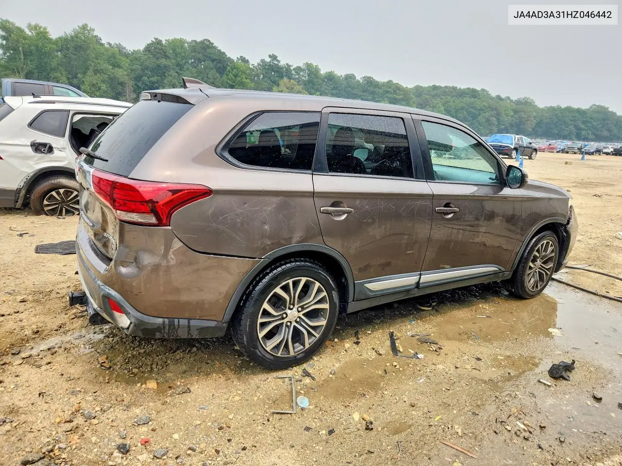 2017 Mitsubishi Outlander Se VIN: JA4AD3A31HZ046442 Lot: 61384476