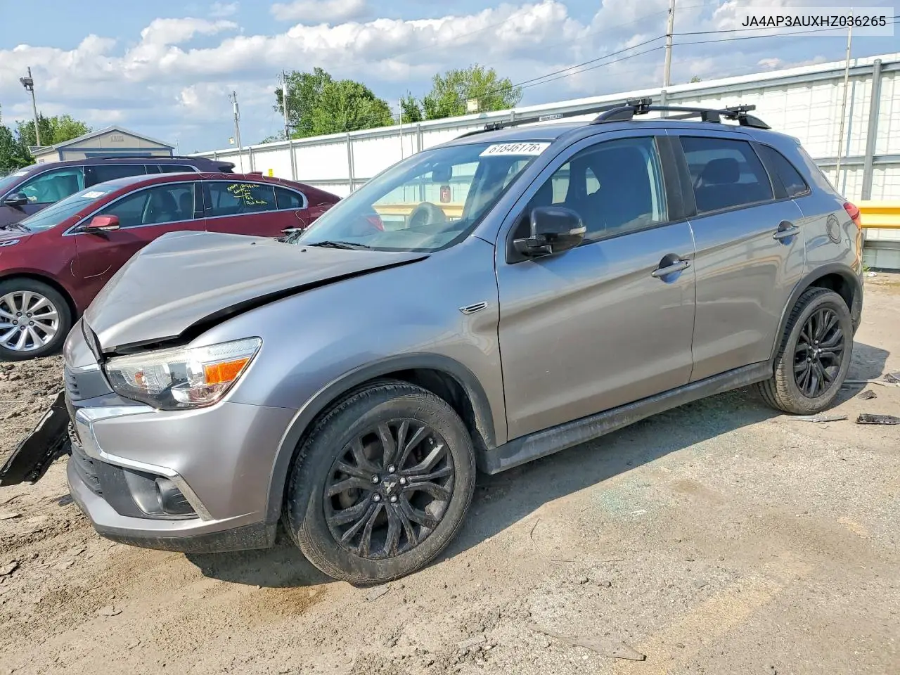 2017 Mitsubishi Outlander Sport Es VIN: JA4AP3AUXHZ036265 Lot: 61846176