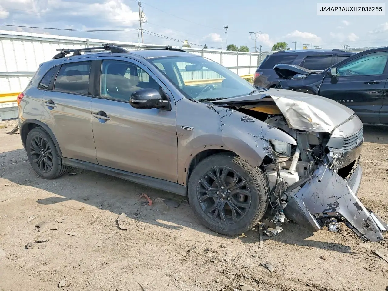 2017 Mitsubishi Outlander Sport Es VIN: JA4AP3AUXHZ036265 Lot: 61846176