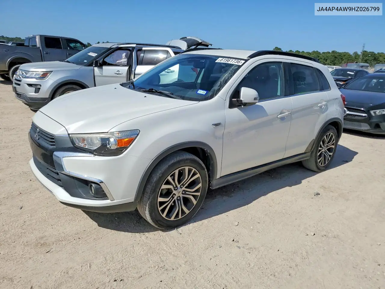 2017 Mitsubishi Outlander Sport Sel VIN: JA4AP4AW9HZ026799 Lot: 61961736