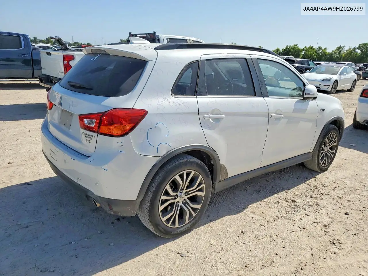 2017 Mitsubishi Outlander Sport Sel VIN: JA4AP4AW9HZ026799 Lot: 61961736