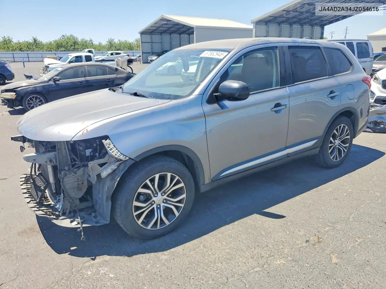 2018 Mitsubishi Outlander Es VIN: JA4AD2A34JZ054616 Lot: 57552946