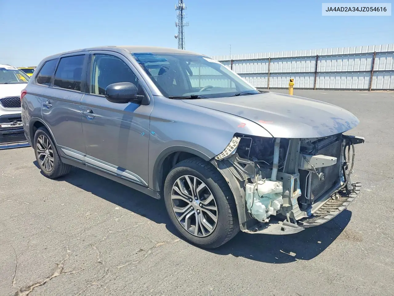 2018 Mitsubishi Outlander Es VIN: JA4AD2A34JZ054616 Lot: 57552946