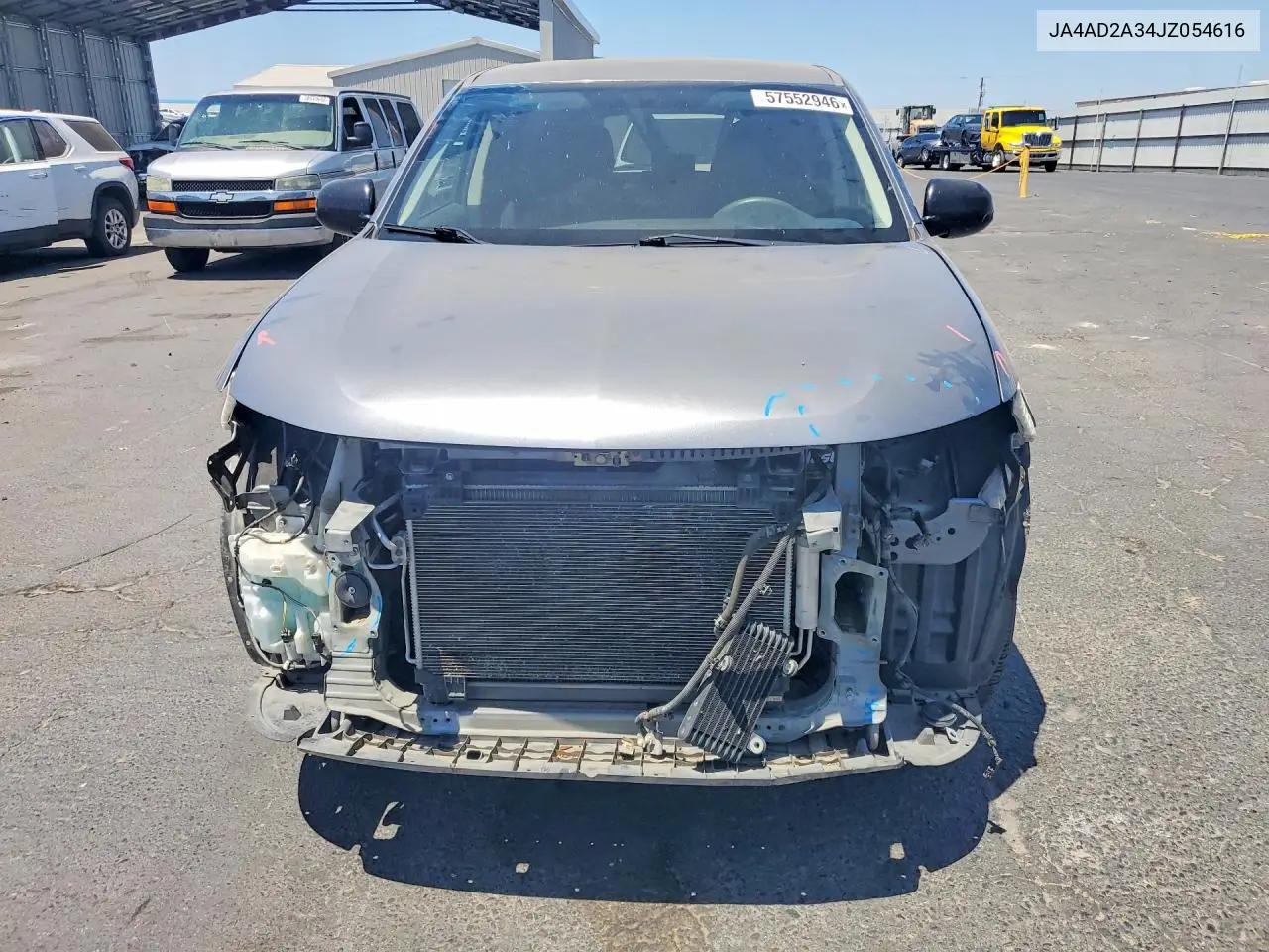 2018 Mitsubishi Outlander Es VIN: JA4AD2A34JZ054616 Lot: 57552946