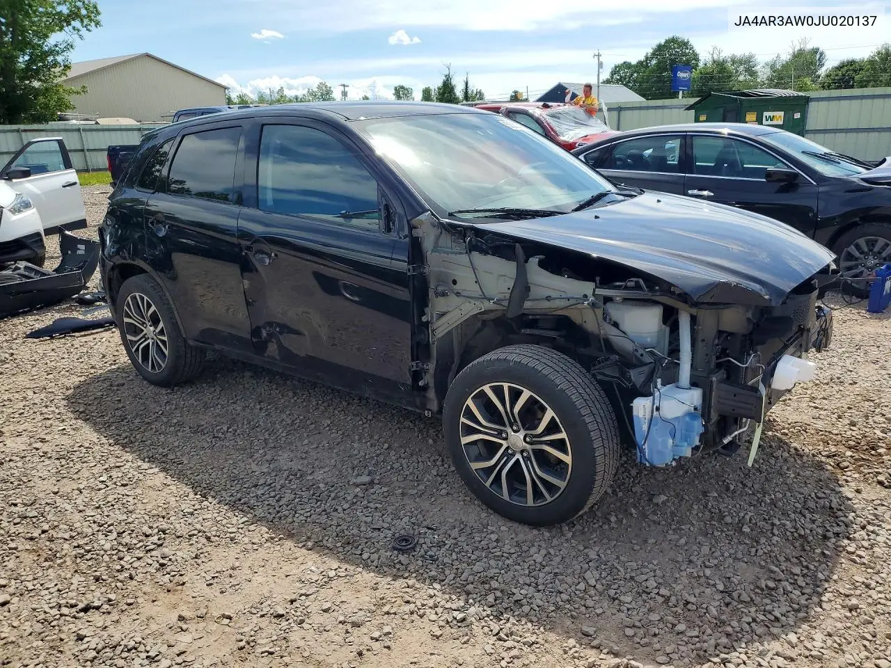 2018 Mitsubishi Outlander Sport Es VIN: JA4AR3AW0JU020137 Lot: 58362716