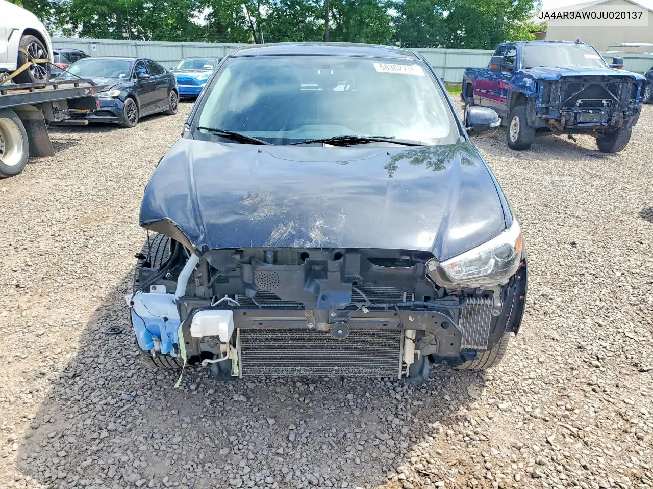 2018 Mitsubishi Outlander Sport Es VIN: JA4AR3AW0JU020137 Lot: 58362716