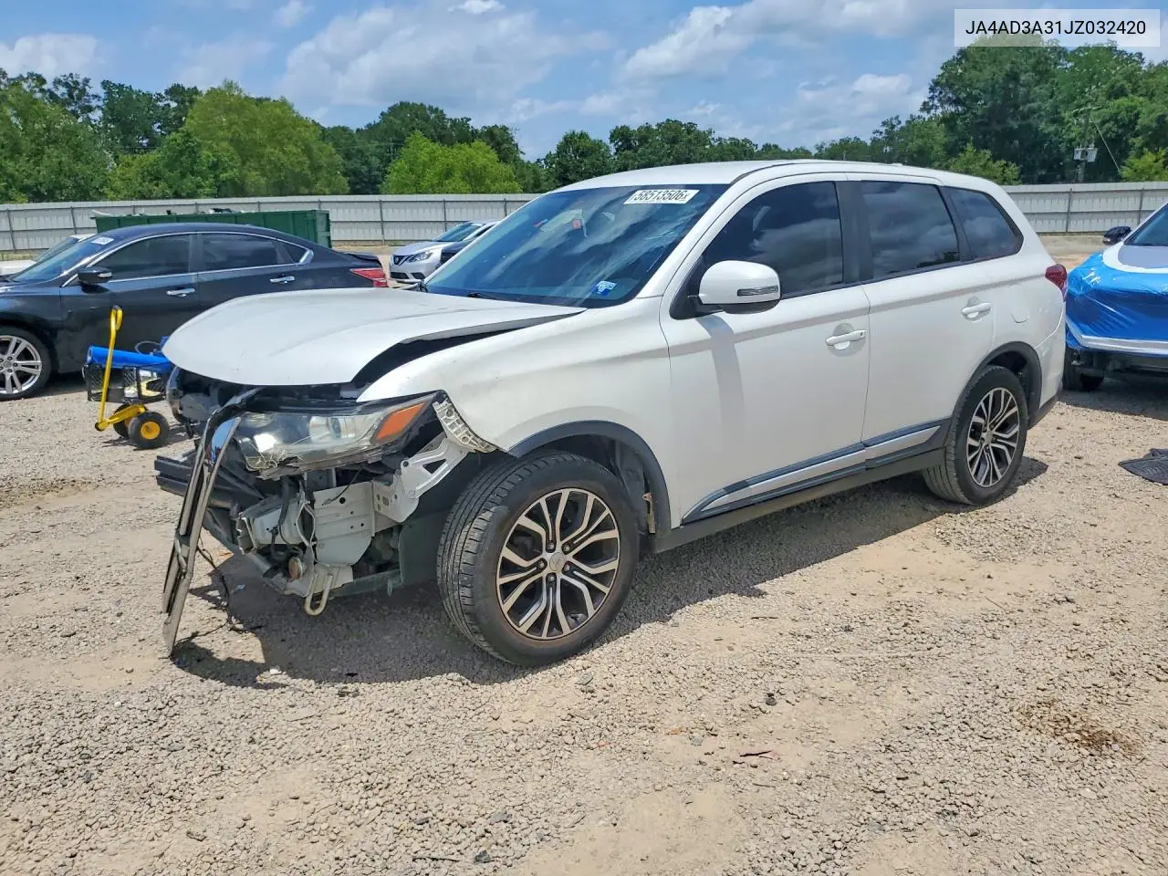 2018 Mitsubishi Outlander Se VIN: JA4AD3A31JZ032420 Lot: 58513506