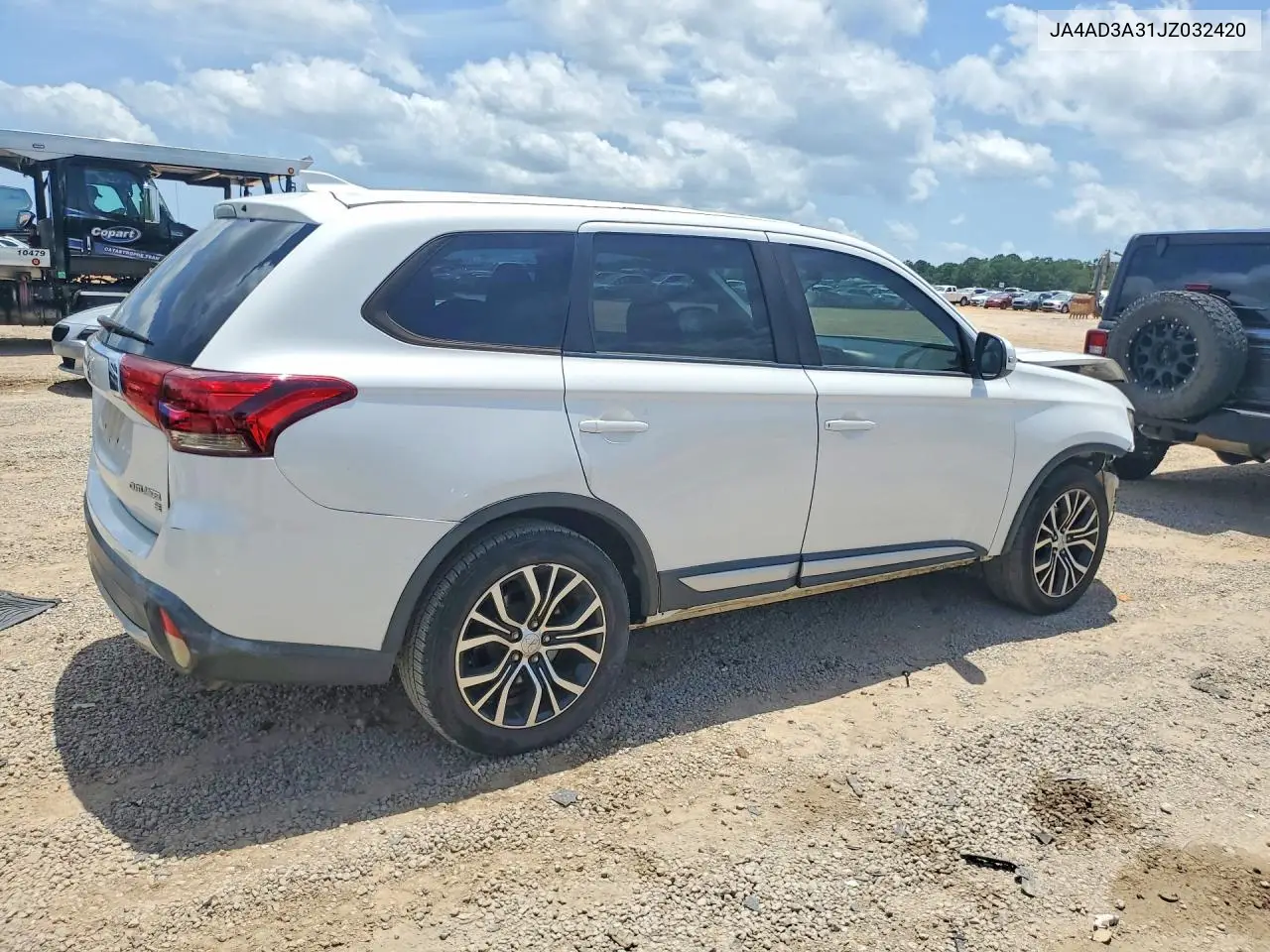 2018 Mitsubishi Outlander Se VIN: JA4AD3A31JZ032420 Lot: 58513506