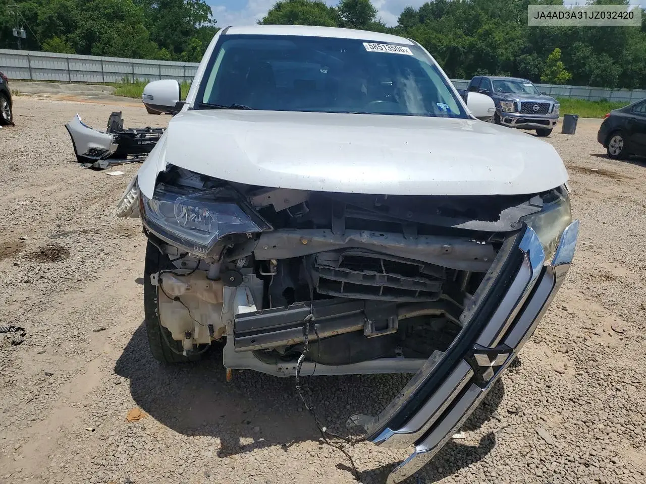 2018 Mitsubishi Outlander Se VIN: JA4AD3A31JZ032420 Lot: 58513506