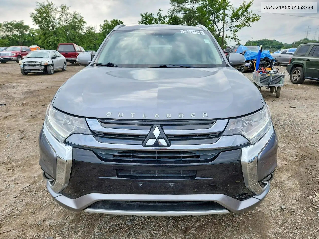 2018 Mitsubishi Outlander Se VIN: JA4J24A5XJZ053733 Lot: 59372166