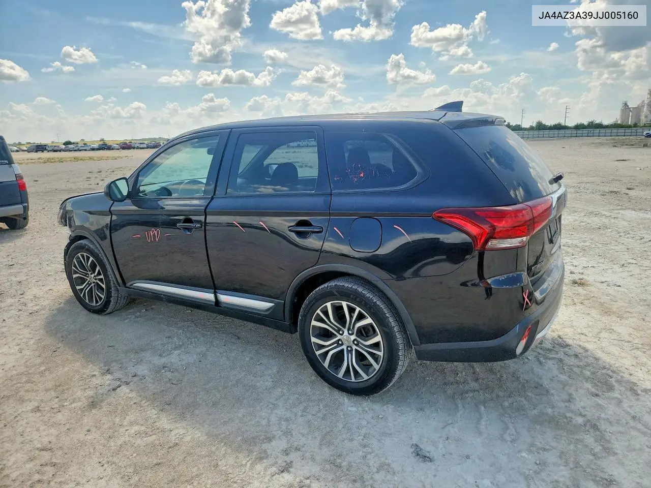 2018 Mitsubishi Outlander Se VIN: JA4AZ3A39JJ005160 Lot: 59703616