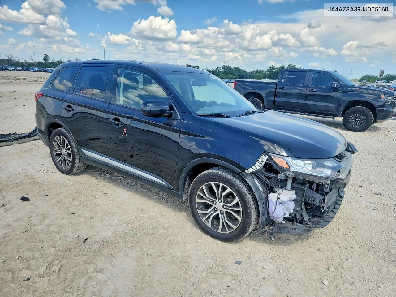 2018 Mitsubishi Outlander Se VIN: JA4AZ3A39JJ005160 Lot: 59703616