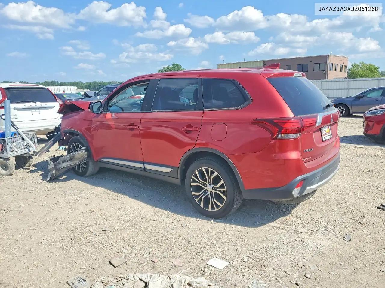 2018 Mitsubishi Outlander Se VIN: JA4AZ3A3XJZ061268 Lot: 60378006