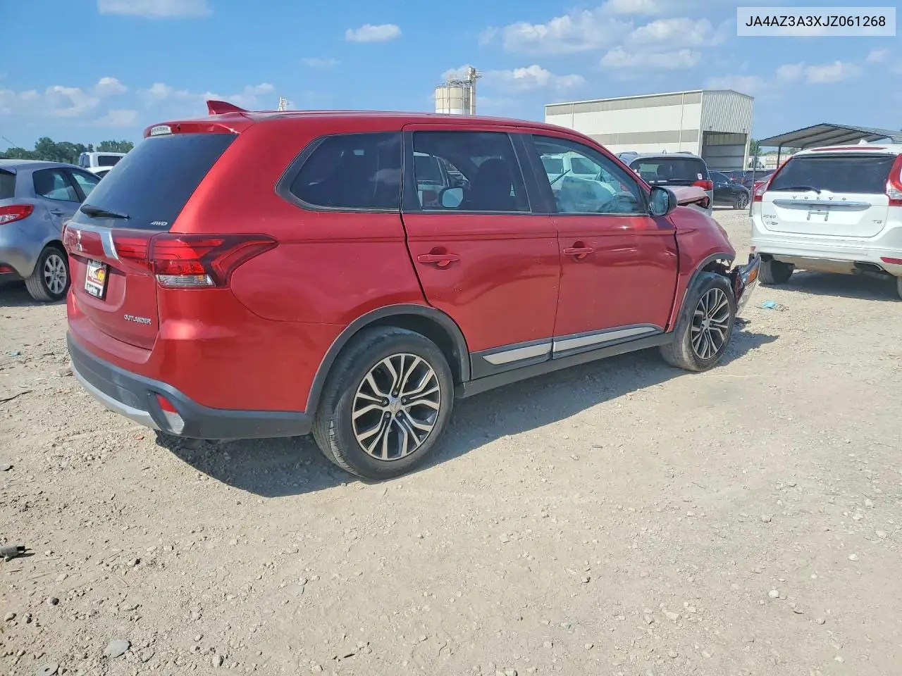 2018 Mitsubishi Outlander Se VIN: JA4AZ3A3XJZ061268 Lot: 60378006
