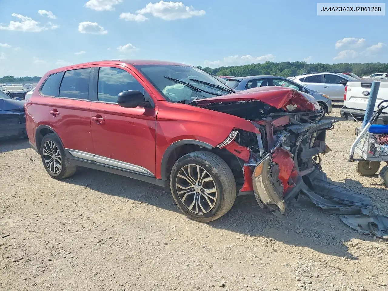 2018 Mitsubishi Outlander Se VIN: JA4AZ3A3XJZ061268 Lot: 60378006