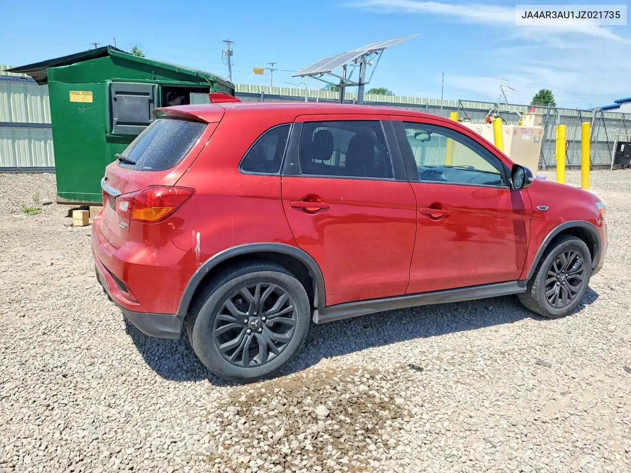 2018 Mitsubishi Outlander Sport Es VIN: JA4AR3AU1JZ021735 Lot: 60721106