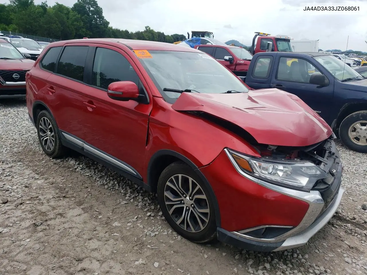2018 Mitsubishi Outlander Se VIN: JA4AD3A33JZ068061 Lot: 60883786