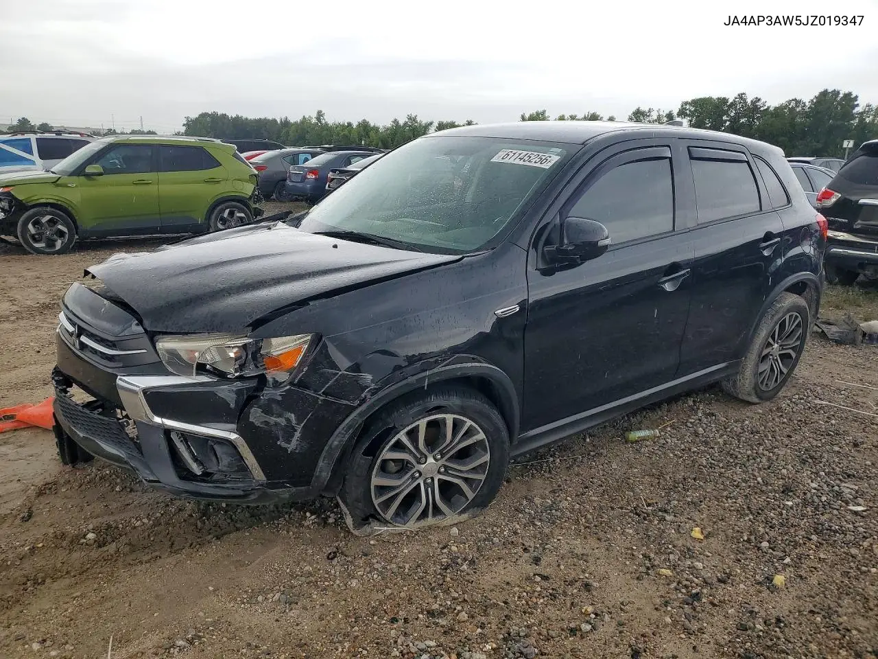2018 Mitsubishi Outlander Sport Es VIN: JA4AP3AW5JZ019347 Lot: 61145256