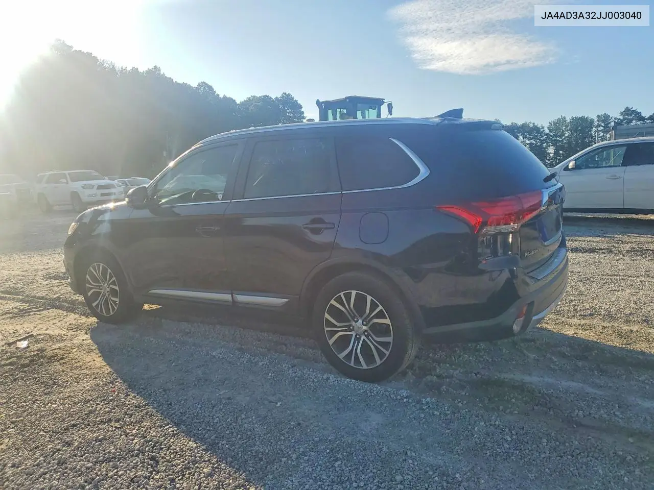 2018 Mitsubishi Outlander Se VIN: JA4AD3A32JJ003040 Lot: 61482056