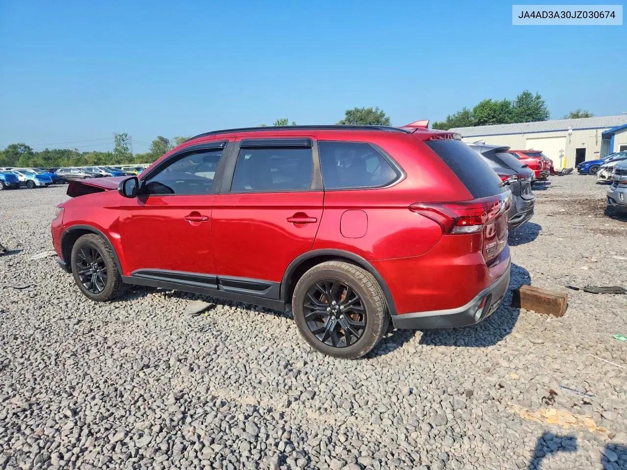 2018 Mitsubishi Outlander Se VIN: JA4AD3A30JZ030674 Lot: 61560466